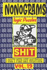 Nonogram logic Puzzle Shit I can't Find Any Soultion