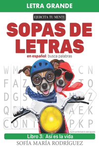 Sopas de Letras en Español - Libro 3