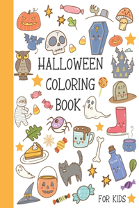 Halloween coloring book for kids