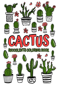 Cactus Succulents Coloring Book
