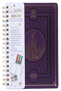 Harry Potter: Hogwarts Teacher's 12-Month Undated Planner