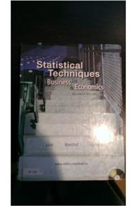 Statistical Techniques in Business and Economics