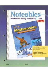 Mathematics: Applications and Concepts, Course 2, Noteables: Interactive Study Notebook with Foldables