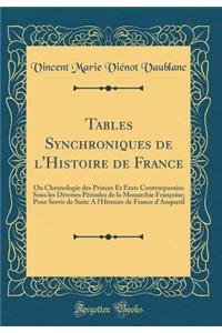 Tables Synchroniques de l'Histoire de France
