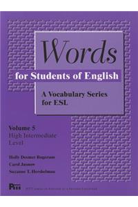 Words for Students of English, Vol. 5