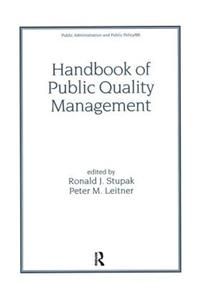 Handbook of Public Quality Management