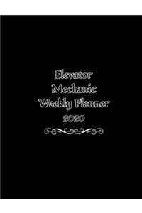 Elevator Mechanic Weekly Planner 2020