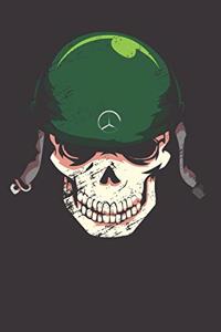 Skull Soldier Notebook Journal