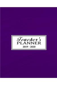 Teacher's Planner 2019-2020