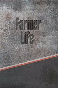 Farmer Life: Personalized Journal, Notebook Lined Pages 120 Pages 6x9