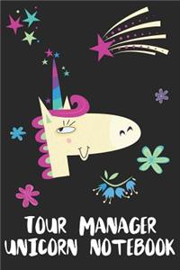 Tour Manager Unicorn Notebook