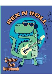 Rex N Roll Guitar Tab Notebook