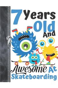 7 Years Old And Awesome At Skateboarding