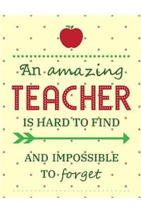 An Amazing Teacher Is Hard To Find And Impossible