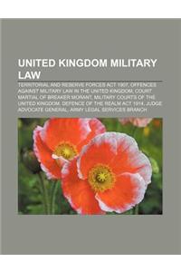 United Kingdom Military Law