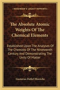 Absolute Atomic Weights of the Chemical Elements