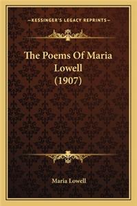 Poems Of Maria Lowell (1907)