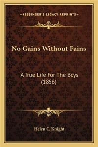 No Gains Without Pains