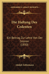 Die Haftung Des Cedenten