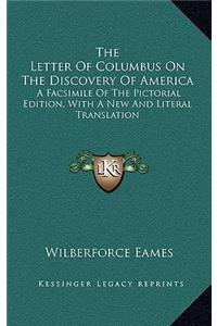Letter Of Columbus On The Discovery Of America