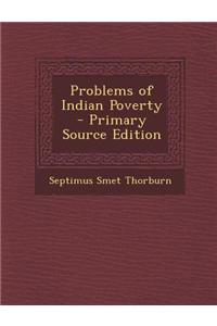 Problems of Indian Poverty