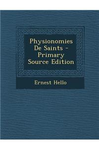 Physionomies de Saints