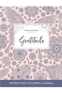 Adult Coloring Journal: Gratitude (Mandala Illustrations, Ladybug)