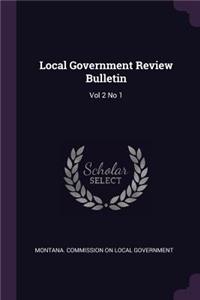 Local Government Review Bulletin