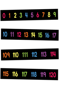 Numbers 0-120 Mini Bulletin Board Set