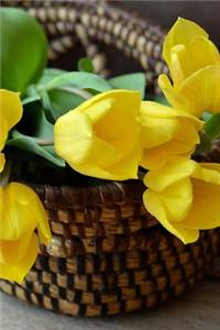 A Basket of Yellow Tulips Journal