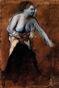 ''Standing Female Figure With Bared Torso'' by Edgar Degas