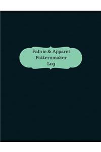 Fabric & Apparel Patternmaker Log (Logbook, Journal - 126 pages, 8.5 x 11 inches
