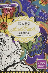 The Art of Laurel Burch(tm) Coloring Postcard Book