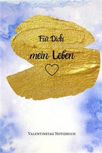 Für Dich! Mein Leben: A5 Notizbuch PUNKTIERT LIEBLINGSMENSCH - GESCHENKE - PÄRCHEN - FREUNDIN - FREUNDSCHAFT - FREUNDINNENBUCH - VALENTINSTAG - GESCHENKIDEE - PÄRCHENBUCH