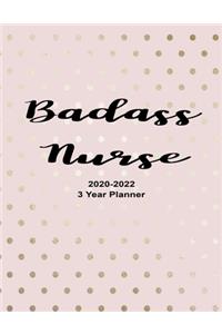 Badass Nurse 2020-2022 3 Year Planner