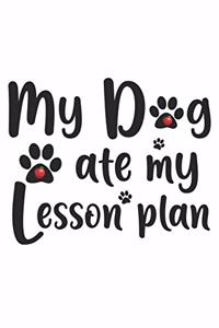 My Dog Ate My Lesson Plan