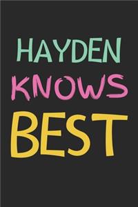Hayden Knows Best
