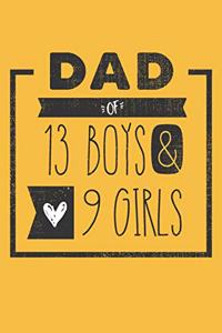 DAD of 13 BOYS & 9 GIRLS