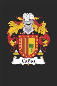 Canas: Canas Coat of Arms and Family Crest Notebook Journal (6 x 9 - 100 pages)