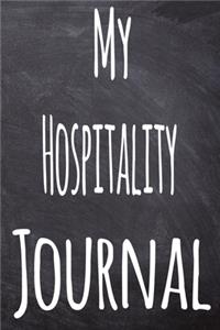 My Hospitality Journal