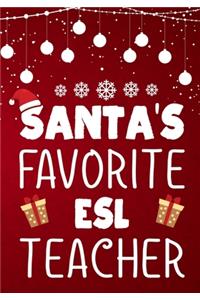 Santa's Favorite ESL Teacher