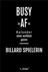 Kalender 2020 für Billard Spieler / Billard Spielerin