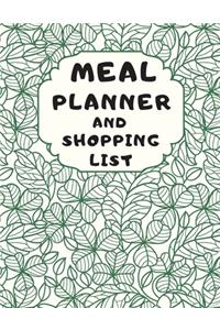 Meal Planner And Shopping List