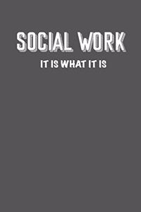 Social Work It Is What It Is