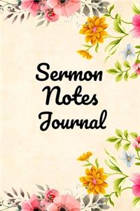 Sermon Notes Journal