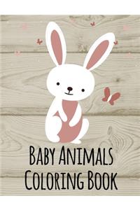Baby Animals Coloring Book