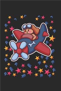 Funny Dog Pilot Notebook