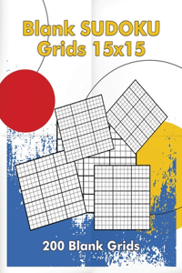 Blank Sudoku Grids 15x15, 200 Blank Grids