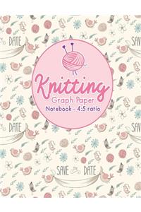 Knitting Graph Paper Notebook - 4