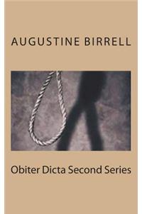 Obiter Dicta Second Series